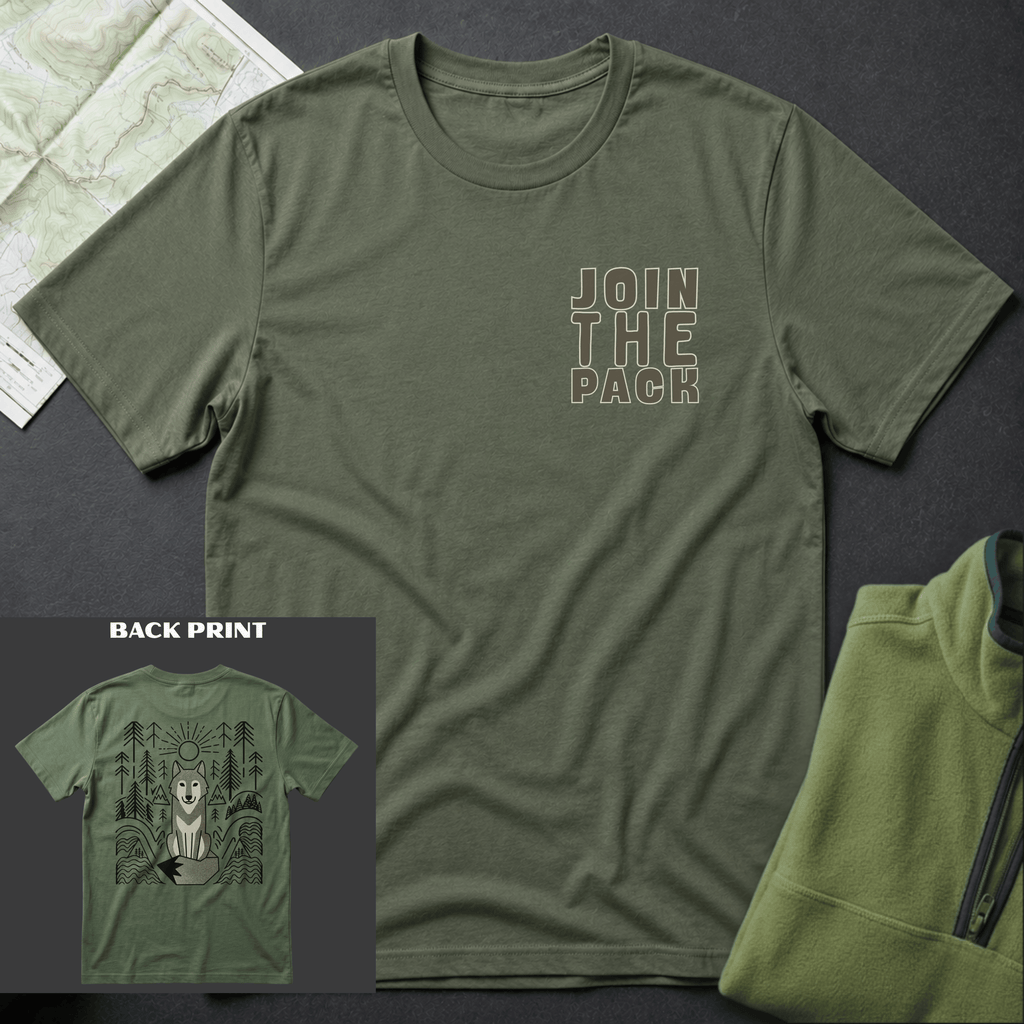 Join The Pack Back Print T-Shirt