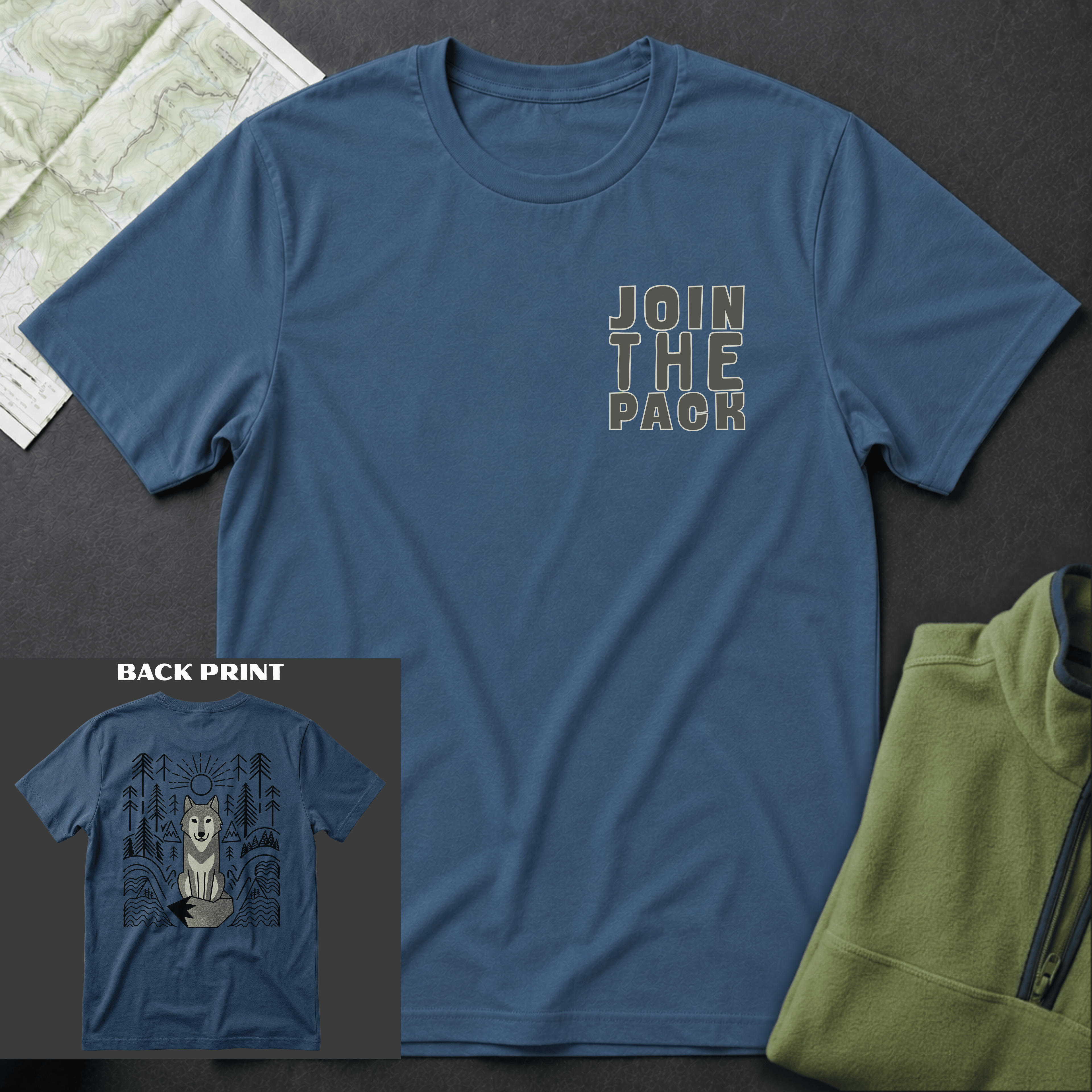 Join The Pack Back Print T-Shirt