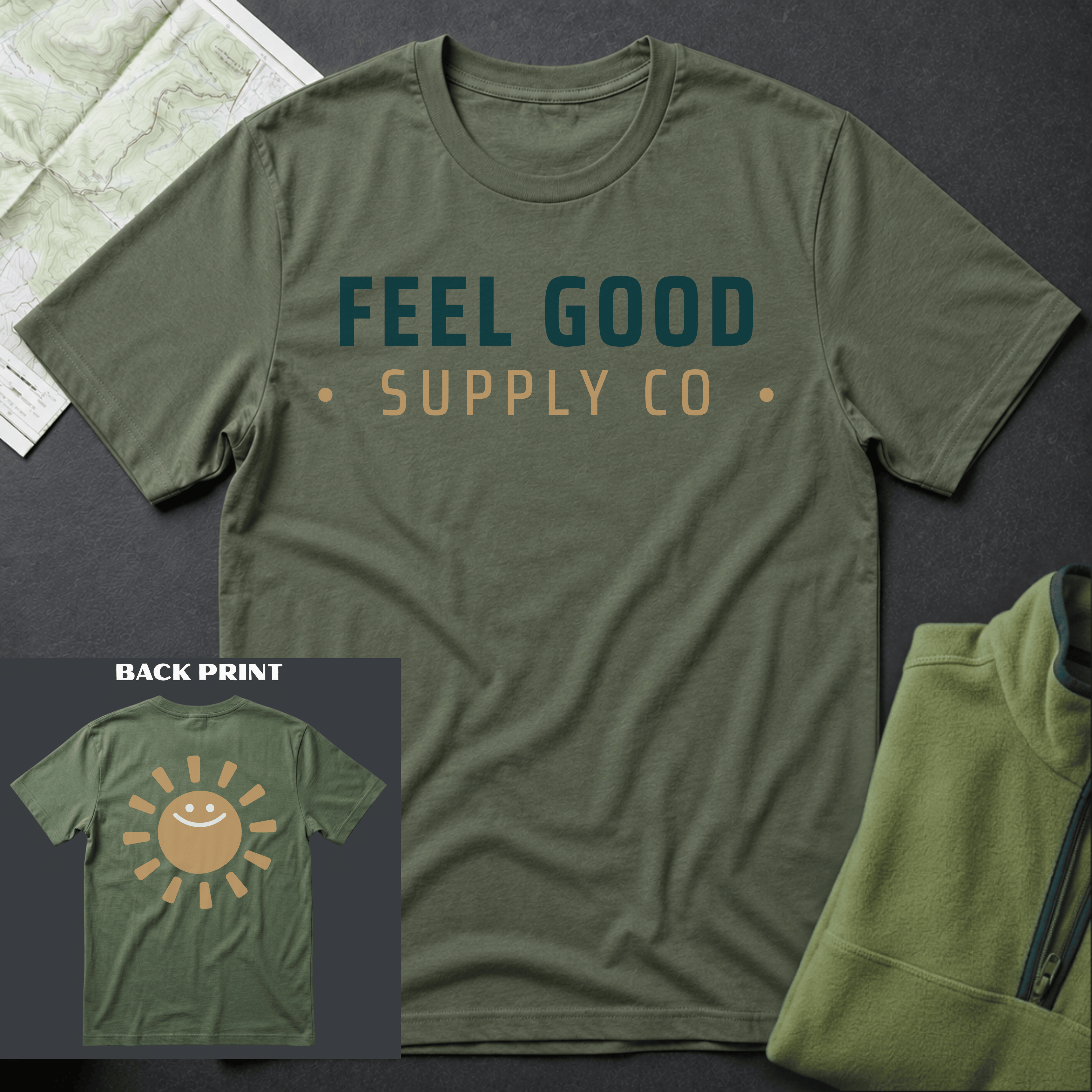 Feel Good Supply Co. Back Print T-Shirt