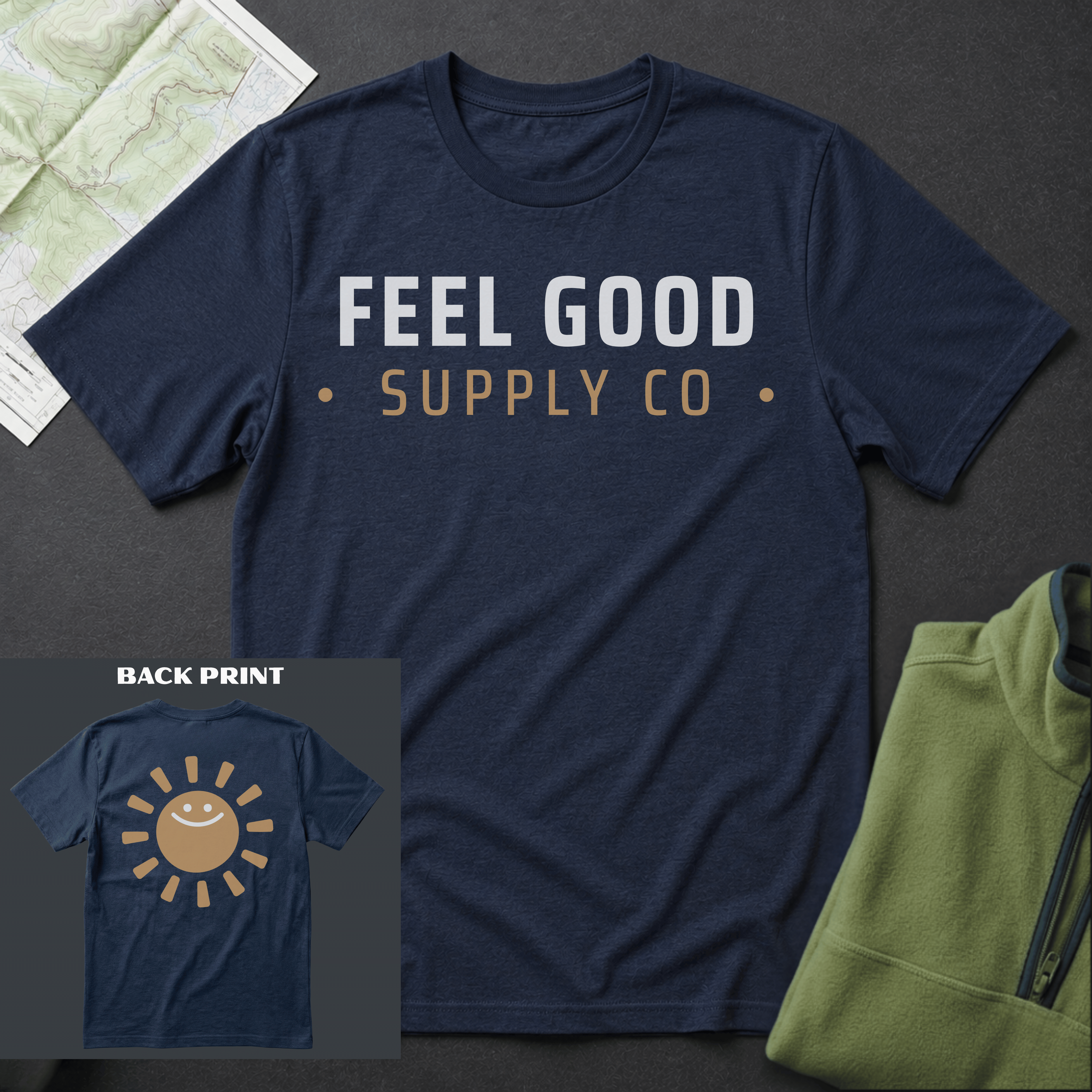 Feel Good Supply Co. Back Print T-Shirt